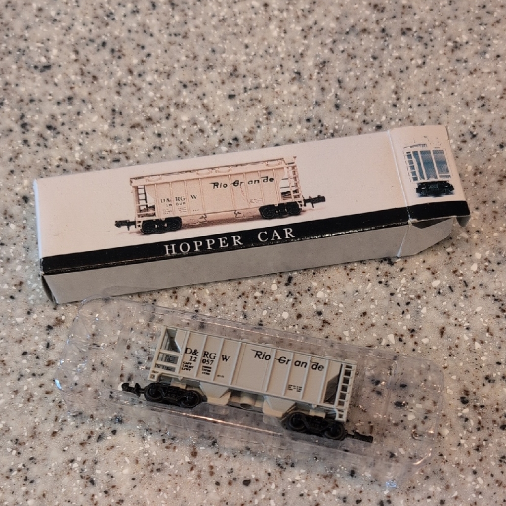 High Speed Metal Products Rio Grande D&RGW N gauge hopper car